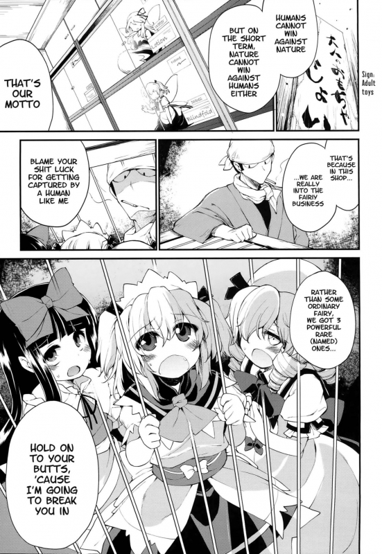 (C90) [IncluDe (Foolest)] SLS! Kawaii Yousei o Onahole ni Shiyou (Touhou Project) [English]_02