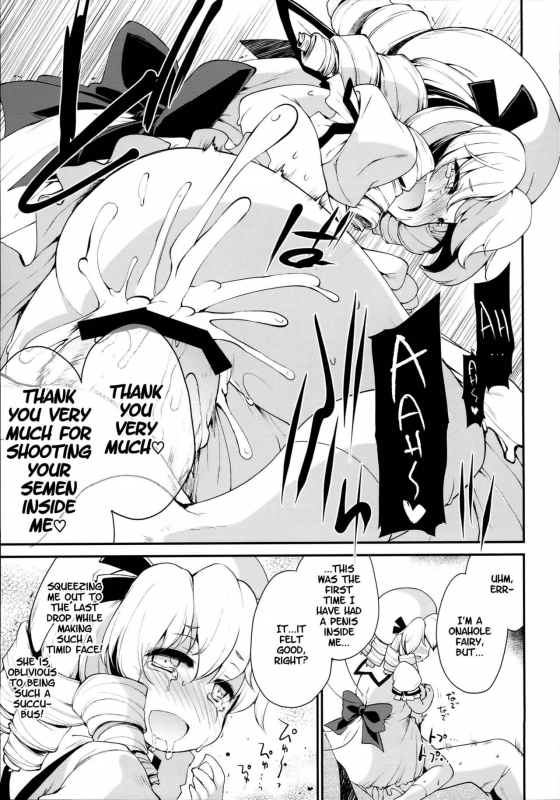 (C90) [IncluDe (Foolest)] SLS! Kawaii Yousei o Onahole ni Shiyou (Touhou Project) [English]_12