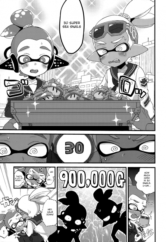 (C90) [Koniro Drops (Morishima Kon)] Oji-san to, 30 Sazae de Hitoban Dou (Splatoon) [English] {Shotac_03