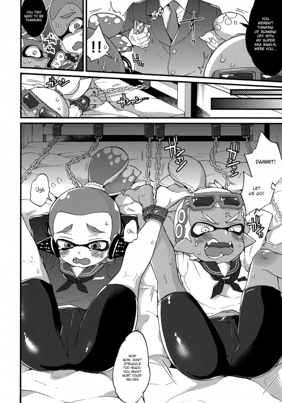 (C90) [Koniro Drops (Morishima Kon)] Oji-san to, 30 Sazae de Hitoban Dou (Splatoon) [English] {Shotac_06