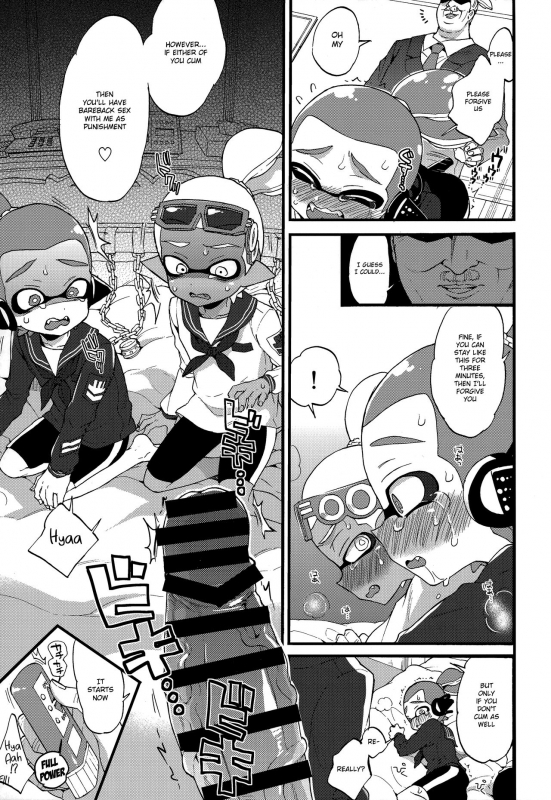 (C90) [Koniro Drops (Morishima Kon)] Oji-san to, 30 Sazae de Hitoban Dou (Splatoon) [English] {Shotac_13