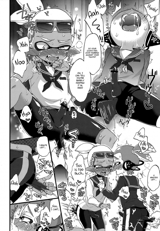 (C90) [Koniro Drops (Morishima Kon)] Oji-san to, 30 Sazae de Hitoban Dou (Splatoon) [English] {Shotac_14