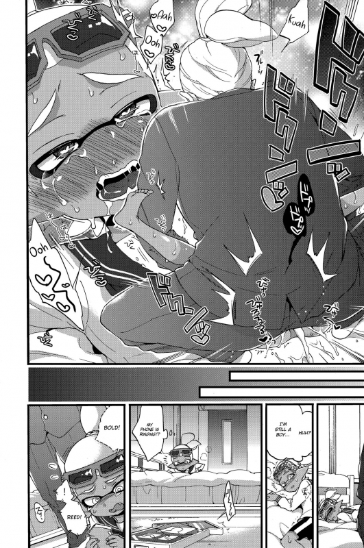 (C90) [Koniro Drops (Morishima Kon)] Oji-san to, 30 Sazae de Hitoban Dou (Splatoon) [English] {Shotac_24