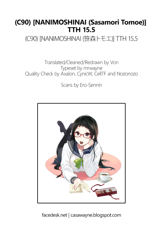 (C90) [NANIMOSHINAI (Sasamori Tomoe)] TTH 15.5 [English] [Facedesk + CW]_8