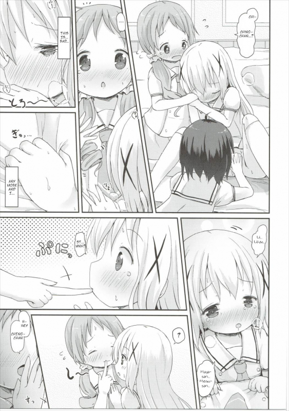 (C90) [Netekuras (Lolisin)] Moshikashite, Chino-chan Onesho Shichatta no 2 (Gochuumon wa Usag_23