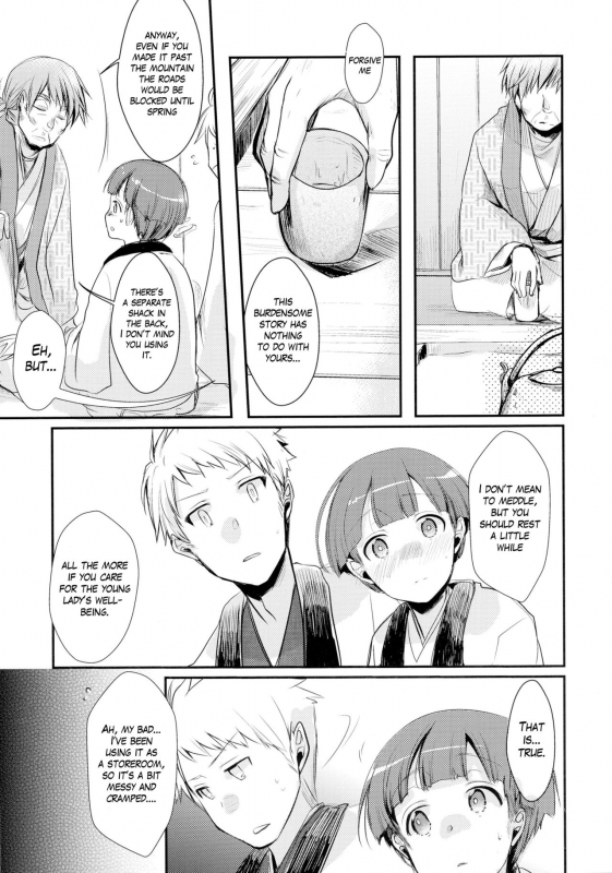 (C90) [TWILIGHT DUSK (Aya)] Kakeochi Shoujo Netorare ~ Yukizuri ni Saku Sumire ~ [English] {Mant}_10