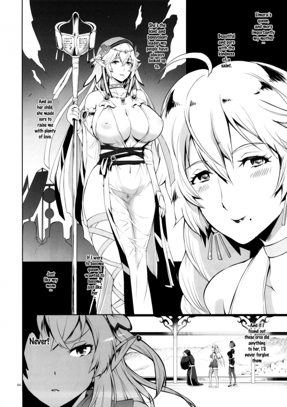 (C90) [YA-ZY (Yunioshi)] Elf no Watashi ga Orc nanka ni Dereru Hazu ga Nai [English] {doujins.com}_02