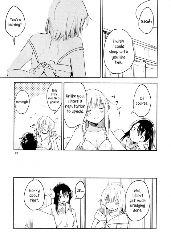 (C91) [G-complex (YUI_7)] Shiori no Inai Heya -Invitation-  A Room Without Shiori  Invi_26