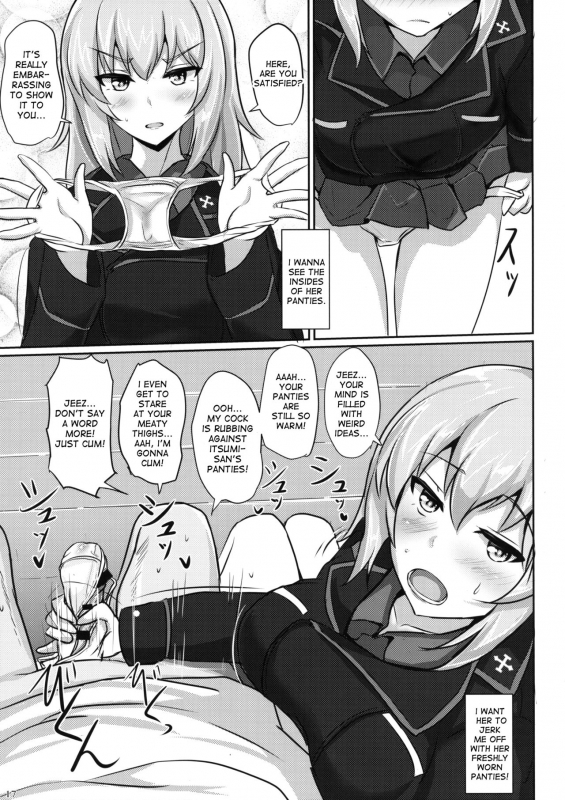 (C91) [Hakuginmokusei (Poshi)] Onayami Itsumi-san (Girls und Panzer) [English] [desudesu]_14