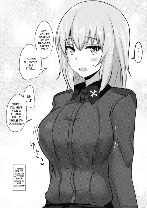 (C91) [Hakuginmokusei (Poshi)] Onayami Itsumi-san (Girls und Panzer) [English] [desudesu]_17