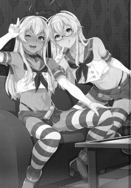 (C91) [Inariya (Inari)] Shucchou! Shimakaze-kun no Heya -Josou CabaClu Hen- (Kantai Collec_01