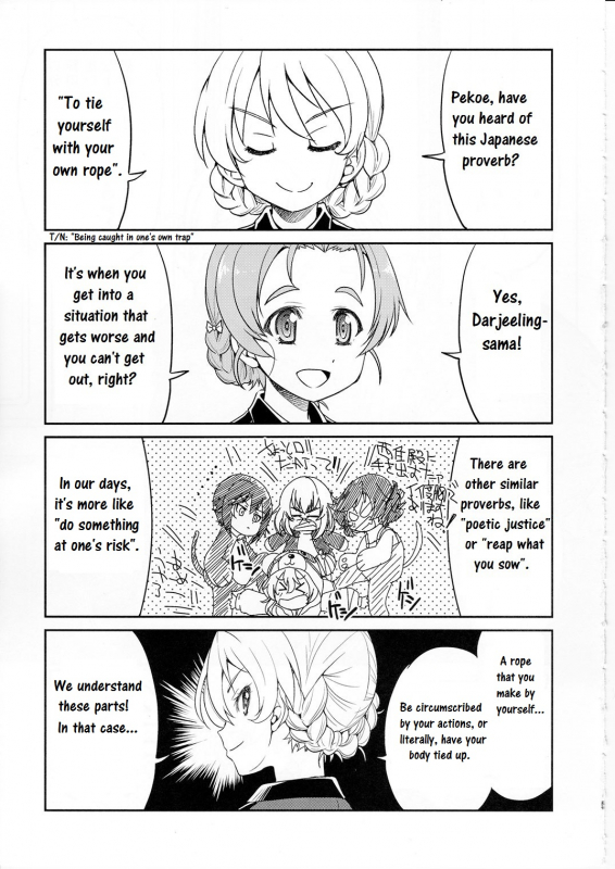 (C91) [Ponyfarm (Inoue Yoshihisa)] Darjeeling-sama Ichiban Shibari (Girls und Panzer) [English]_03