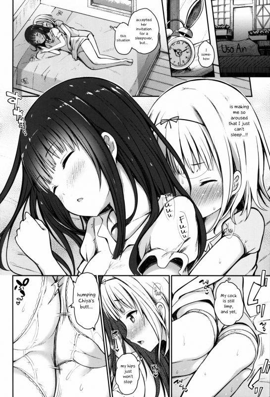 (C92) [14 (Dekochin Hammer)] Best Friend Sex (Gochuumon wa Usagi desu ka) [English] {Hennojin}_10