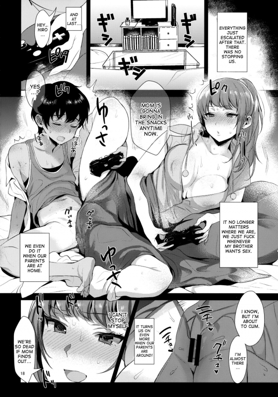 (C92) [Inariya (Inari)] Kyoudai ni Okeru Seikoushou no Kiroku [English] [desudesu]_18