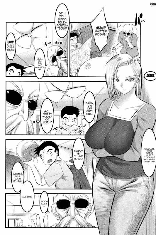 (C92) [Kaientai (Shuten Douji)] A Story About How Android 18 Squeezes Me Dry Ever_04