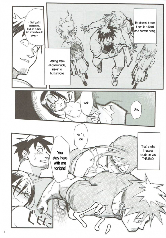 (C92) [Kayoudou (Shouka)] Satou-sensei wa Kataritai (Demi-chan wa Kataritai) [English]_12