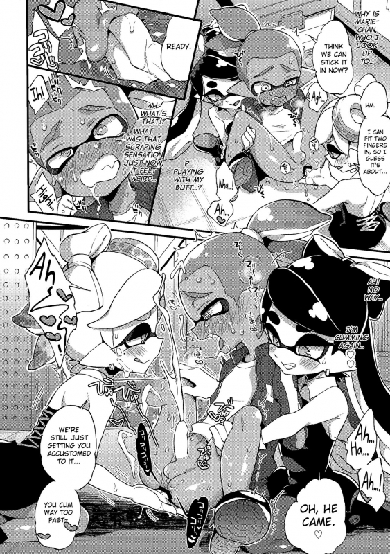 (C92) [Koniro Drops (Morishima Kon)] Rironjou 3-patsu made nara Taeraremasu.  (Splatoon) [English_14