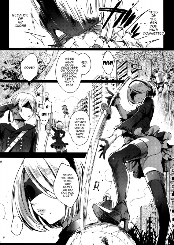 (C92) [Kuromisakaijou (Ikezaki Misa)] Ningyou Yuugi (NieR_Automata) [English] {doujins.com}_02