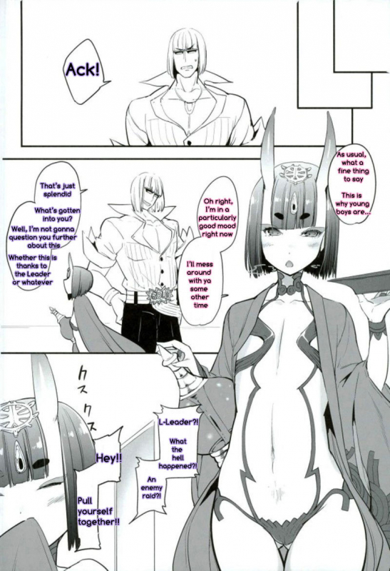 (C93) [IRON GRIMOIRE (SAKULA)] Sake ni Nagasare Oni ni Oboree (FateGrand Order) [English] [フロギィTL]_20
