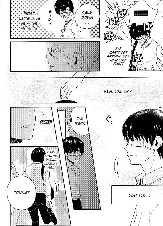 (CCFukuoka38) [farthest land (Moninna)] Kokoro o Kogasu, Sore wa (Tokyo Ghoul) [English] [Konbi_15