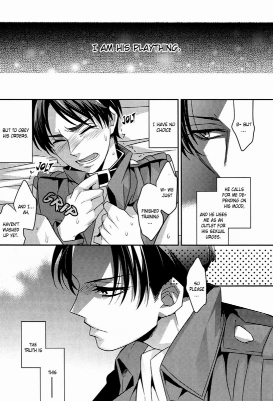 (CCOsaka94) [Crazy9 (Ichitaka)] Inu no Yorokobi (Shingeki no kyojin) [English] [Lupo Fantasma Scanla_04