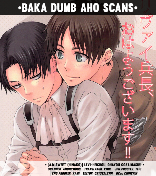 (CCOsaka97) [A.M.Sweet (Hinako)] Levi Heichou, Ohayou Gozaimasu!! (Shingeki no Kyojin) [_01