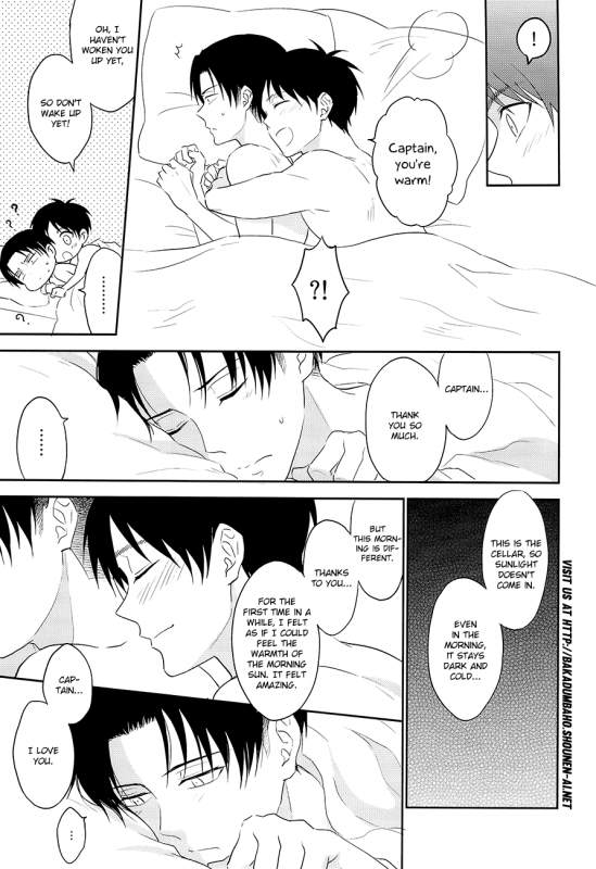 (CCOsaka97) [A.M.Sweet (Hinako)] Levi Heichou, Ohayou Gozaimasu!! (Shingeki no Kyojin) [_38