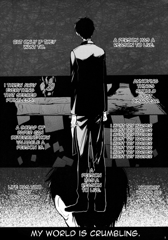 (CCOsaka97) [Magaimonoyasoinabashiten (Esukichizuru)] The End Of The World Volume 1 (Perso_05