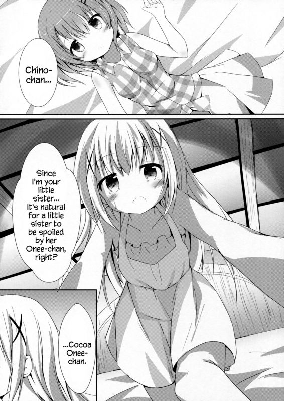(COMIC1☆10) [Atelier Hinata (Hinata Yuu)] Sister or Not Sister (Gochuumon wa Usagi desu ka) [E_08