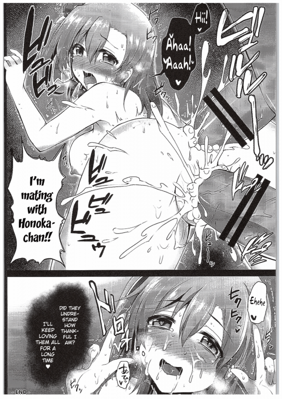 (COMIC1☆10) [Ohoshisamadou (GEKO)] Honoka Fan Kanshasai -Datte Rankou Party Owaranai- (_12