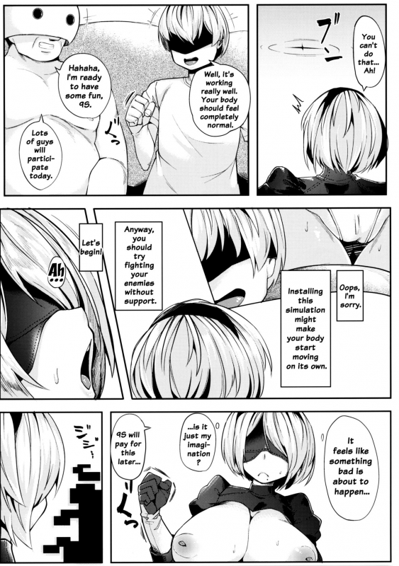 (COMIC1☆11) [Batten Kariba (mmm)] 2B to be Saimin Benki (NieRAutomata) [English] {Doujin-Moe.us}_05