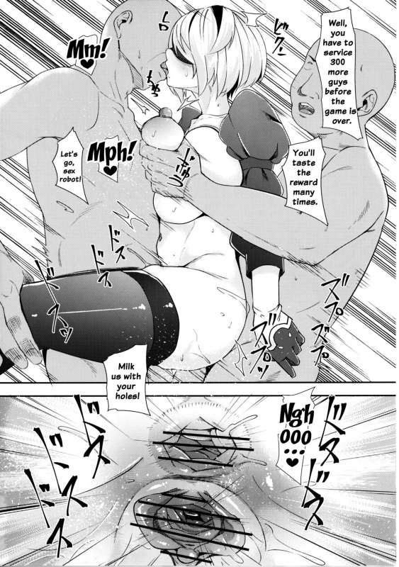 (COMIC1☆11) [Batten Kariba (mmm)] 2B to be Saimin Benki (NieRAutomata) [English] {Doujin-Moe.us}_22