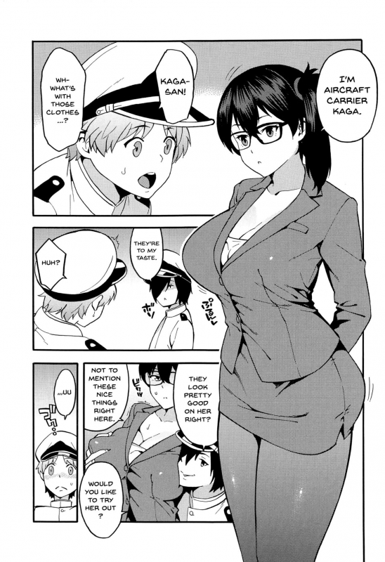 (COMIC1☆12) [SOLID AIR (Zonda)] OL KuroSto Kaga-san  Office Lady Kaga (Kantai Coll_03