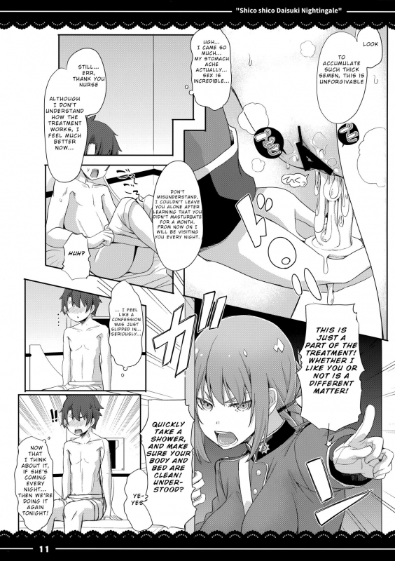 (COMIC1☆13) [Itou Life] Shikoshiko Daisuki Nightingale + Kaijou Gentei Omakebon (FateGrand O_11