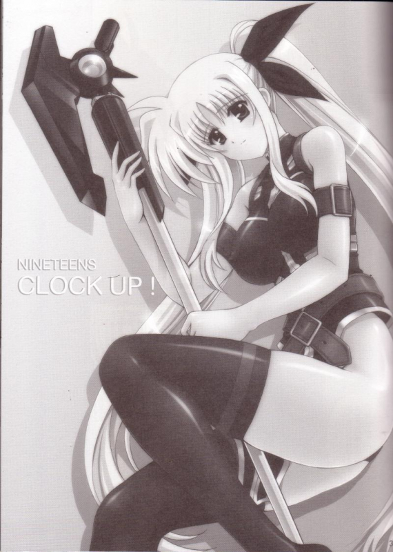 (COMIC1☆2) [Kamogawaya (Kamogawa Tanuki)] NINETEENS CLOCK UP! (Mahou Shoujo Lyrical Nanoha)[ENG]_01