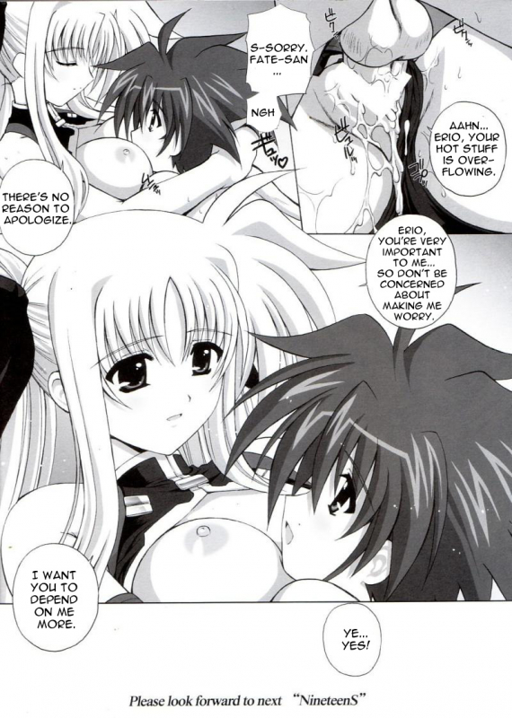 (COMIC1☆2) [Kamogawaya (Kamogawa Tanuki)] NINETEENS CLOCK UP! (Mahou Shoujo Lyrical Nanoha)[ENG]_20