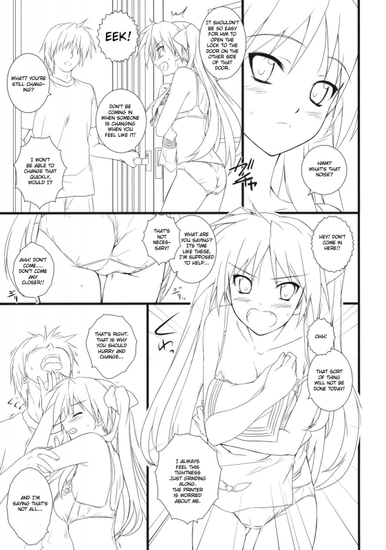 (COMIC1☆3) [Heaven's Gate (Andou Tomoya)] Kanojo o Mizugi ni Kigaetara (Lucky Star) [English] [CGrasca_03