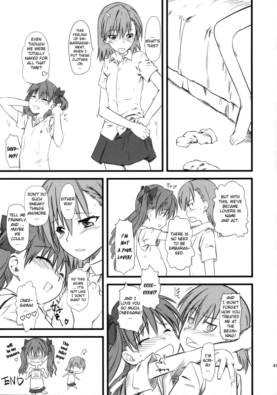 (COMIC1☆3) [Hi-PER PINCH (clover)] Oneesama! Oneesama! Oneesamaaaaa!!! (Toaru Majutsu no I_39