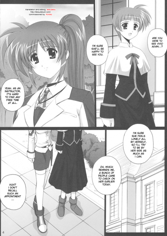 (COMIC1☆3) [Kamogawaya (Kamogawa Tanuki)] Nineteens N (Mahou Shoujo Lyrical Nanoha) [English] [desudes_02