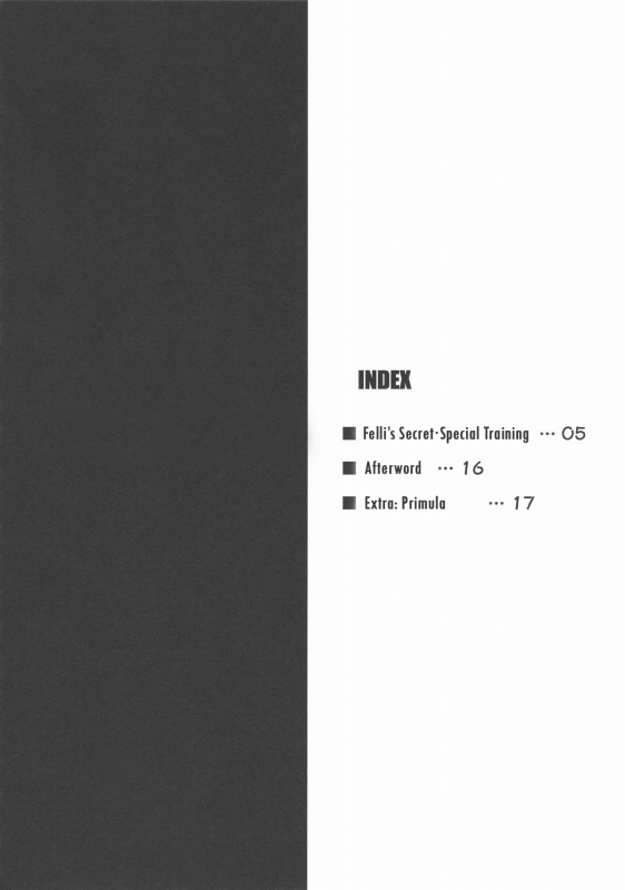 (COMIC1☆3) [Nirvana Soft (HIRONII)] Felli no Hi-Mitsu Tokkun (Chrome Shelled Regios) [English]_03