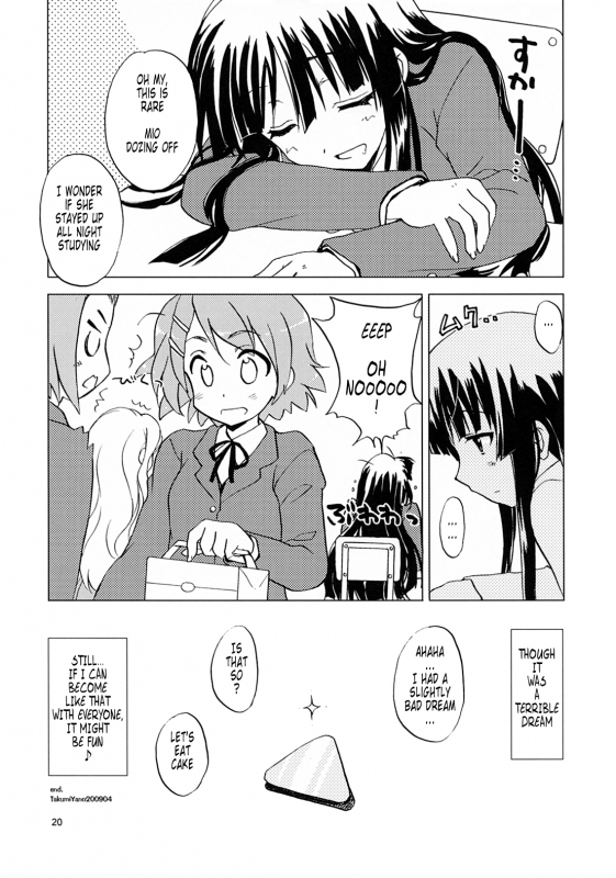 (COMIC1☆3) [Sukapon-dou (Kagawa Tomonobu, Yano Takumi)] Lazy Lazy (K-ON!) [English] [Tonigobe]_18