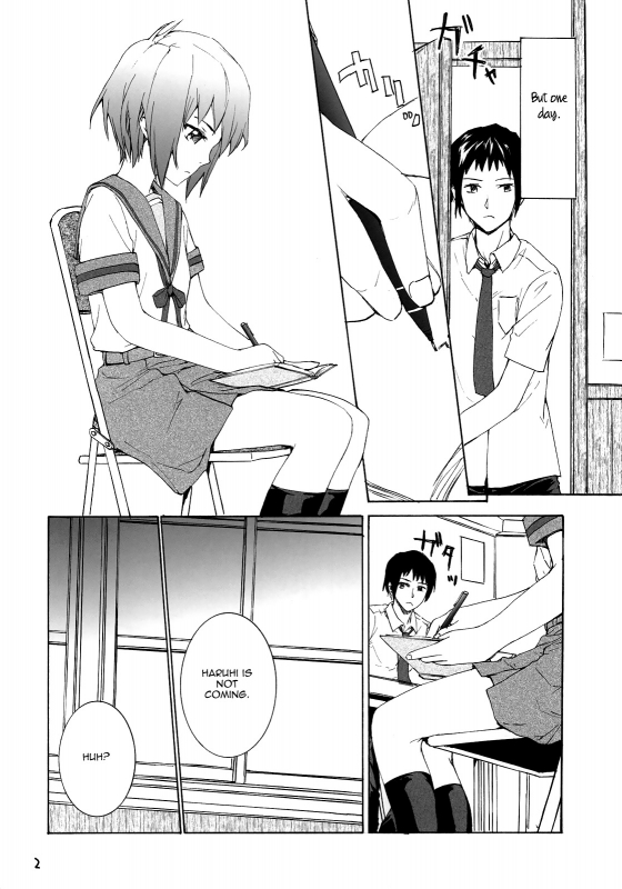 (COMIC1☆3) [furuike (Sumiya)] White white diary (The Melancholy of Haruhi Suzumiya) [English] =_02