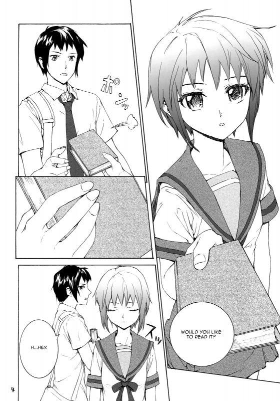 (COMIC1☆3) [furuike (Sumiya)] White white diary (The Melancholy of Haruhi Suzumiya) [English] =_04