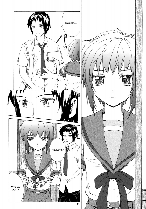 (COMIC1☆3) [furuike (Sumiya)] White white diary (The Melancholy of Haruhi Suzumiya) [English] =_21