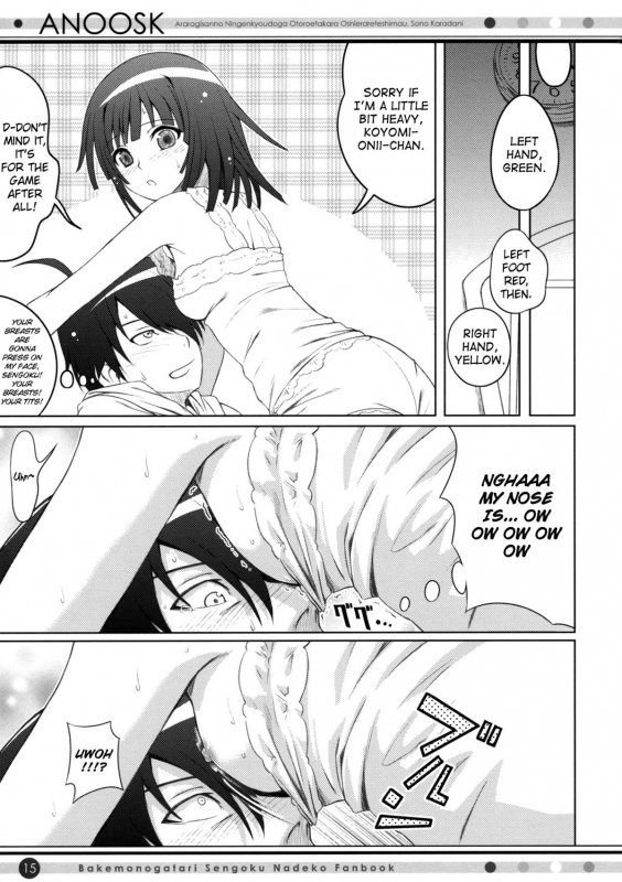 (COMIC1☆4) [40010 1-GO (40010Prototype)] ANOOSK (Bakemonogatari) [English] [heixyin]_13