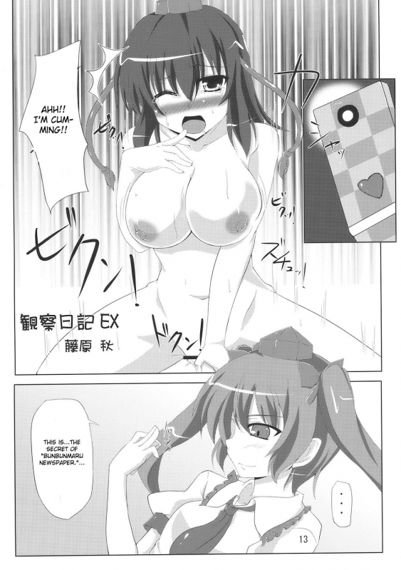 (COMIC1☆4) [Amadeus no Isan (Fujihara Shu, Aoba Shou)] Tengu FEVER (Touhou Project) [English] [CGrasca_12
