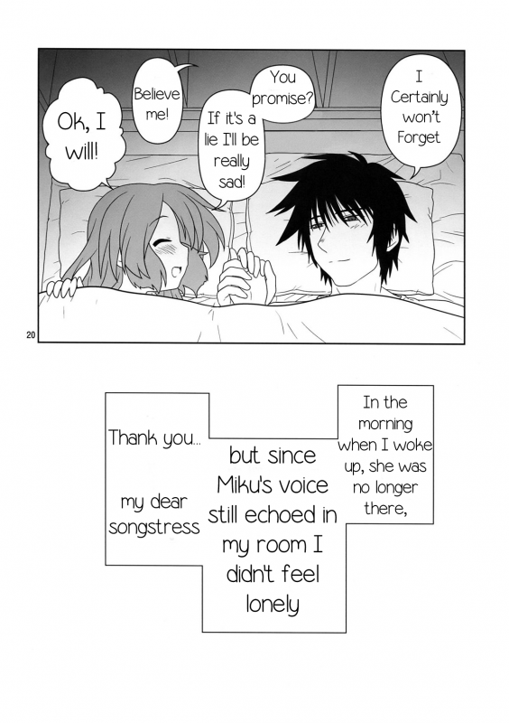 (COMIC1☆4) [Circle Credit (Akikan)] Hatsu Mikku (VOCALOID) [English] [Anonymous]_19