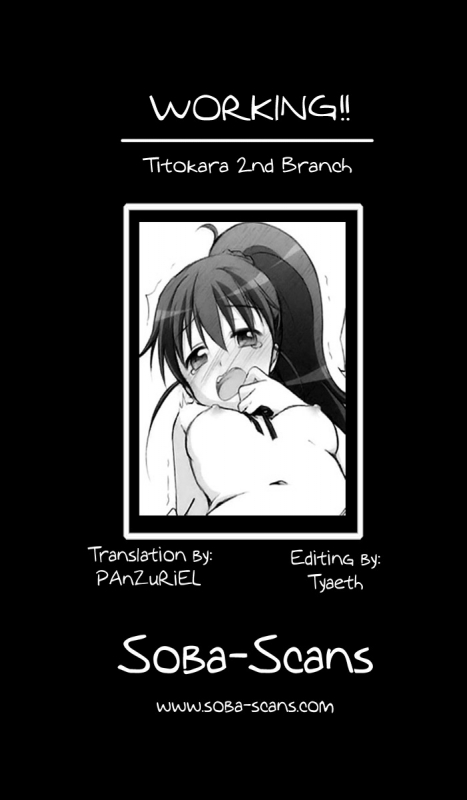 (COMIC1☆4) [Titokara 2nd Branch (Manami Tatsuya)] Warning!! (Working!!) [English] [Soba-Scans]_14