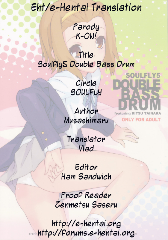 (COMIC1☆4)[SOULFLY(Musashimaru)] Soulfly5 Double Bass Drum (K-ON!) [English] [EHT]_22