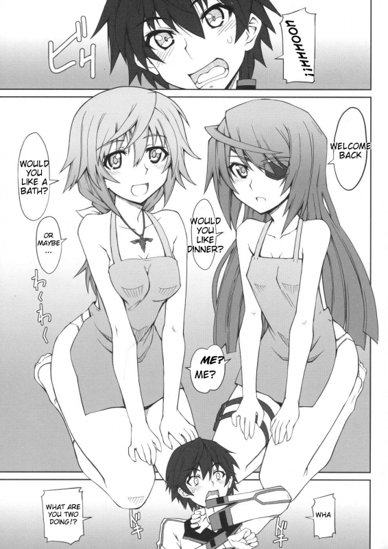 (COMIC1☆5) [i.r.o.Zi (Mutsuki Ginji, Aoi Shinji)] LOVE&3PEACE (IS Infinite Stratos) [English] [Kib_05